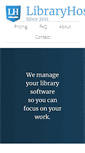 Mobile Screenshot of libraryhost.com